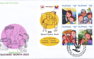 National Teacher's Month 2023 stamp (Philippines)